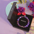 Violet | Silver | Mermaid Glass Statement Bracelet